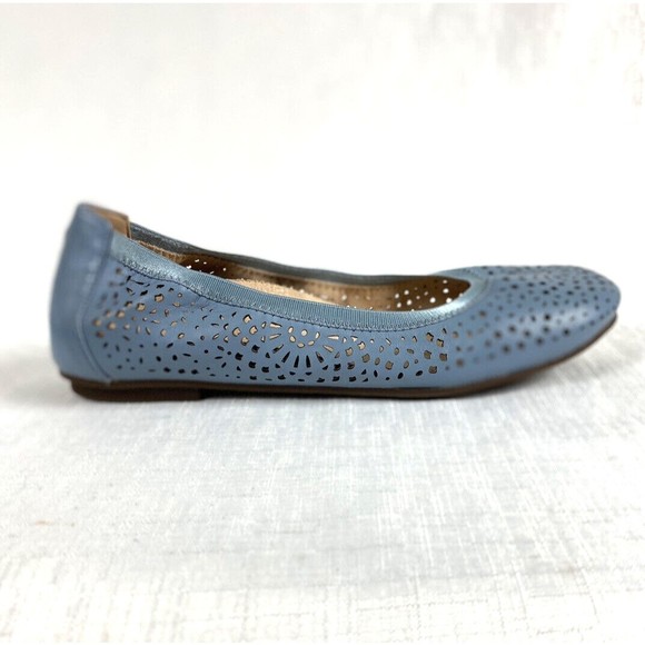 Vionic Womens Callisto Blue Laser Cut Ballet Flats Arch Support Comfort Size 6M - Picture 7 of 12